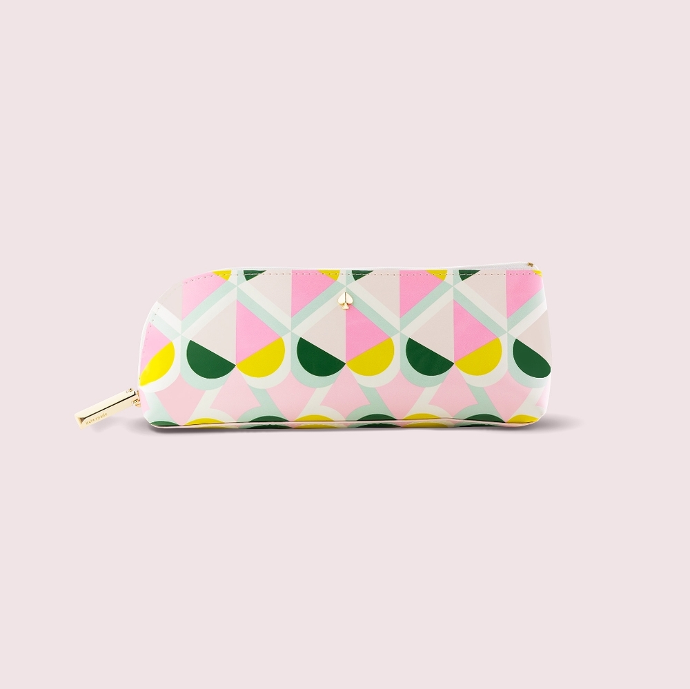 NWT! Kate Spade Geospade Zippered Pencil Case